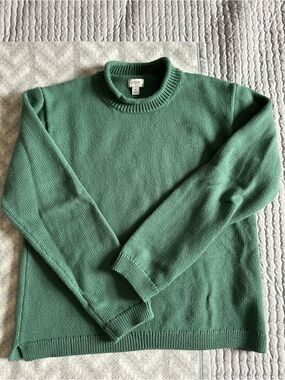 J. Crew Women's Crewneck Sweater in Seafoam Green